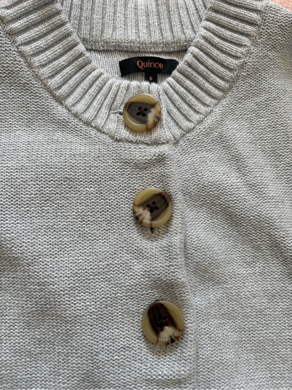 Quince 100% Organic Cotton Cropped Cardigan - Picture 7 of 8